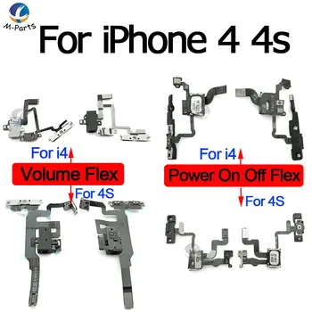 

Power Switch On Off Button Light proximity Sensor Flex Cable Volume Button Ribbon Flex Cable for iPhone 4 4G 4S Parts