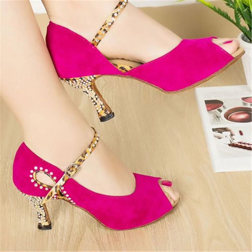 Indoor Girls font b Salsa b font font b Shoes b font Ballroom Dance font b