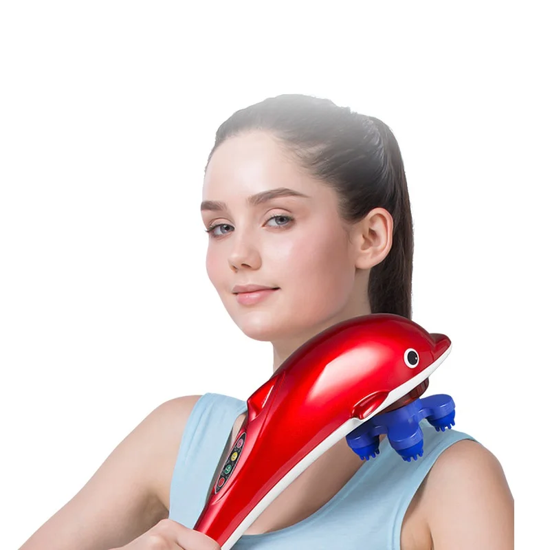 Healthsweet Dolphin Massager Electric Stick Back Massage Hammer