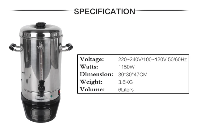 ITOP wysokiej jakości 6L automatyczne ze stali nierdzewnej ekspres do kawy filtr ekspres do kawy Espresso ue US wtyczka tanie i dobre opinie IP06 STAINLESS STEEL Americano 1500W 110-220 V Z Wyświetlaczem ITOP wysokiej jakości 6L automatyczne ze stali nierdzewnej ekspres do kawy filtr ekspres do kawy Espresso ue US wtyczka tanie i dobre opinie IP06 STAINLESS STEEL Americano 1500W 110-220 V Z Wyświetlaczem
