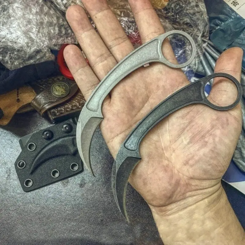 

New Neck knife Bastinelli Knives Claw Survival Camping Knives Carving Multi-functional Hunting tool EDC Tool Dropshipping