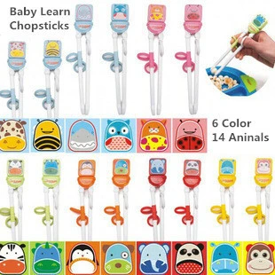 ラブリー動物赤ちゃん学習箸かわいい中国箸用食品palillos トレーニング ツール スティック ホット日本韓国スタイル Chopstick Chopsticks Wholesalechopsticks Fork Aliexpress