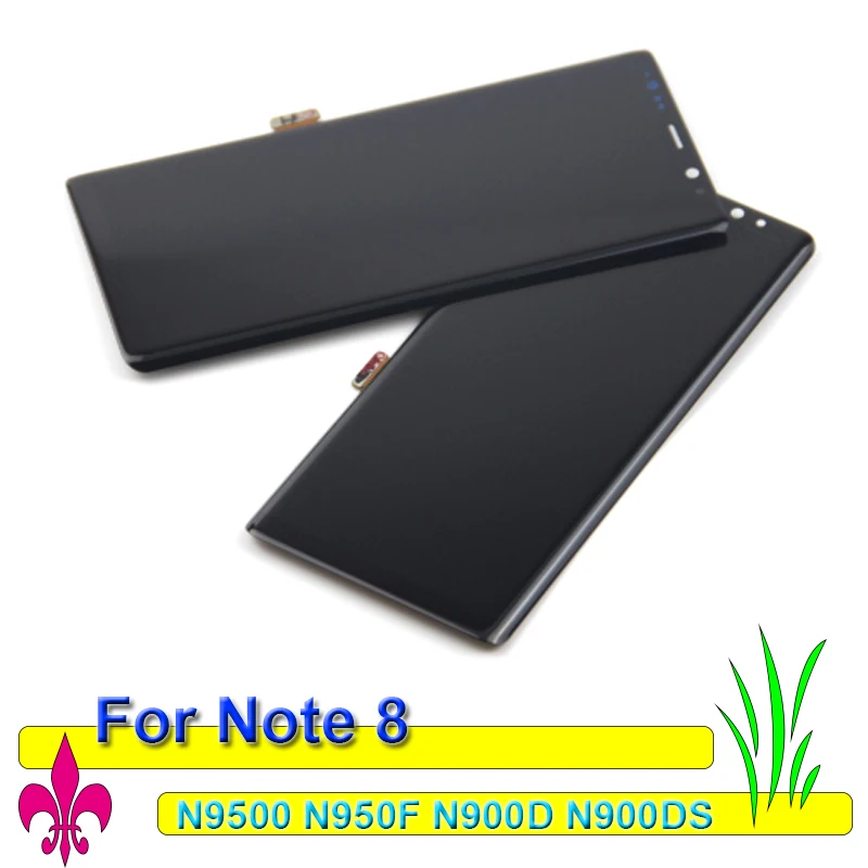 Протестирован для SAMSUNG GALAXY Note 8 lcd Note8 дисплей кодирующий преобразователь сенсорного экрана в сборе Замена для SAMSUNG Note 8 lcd