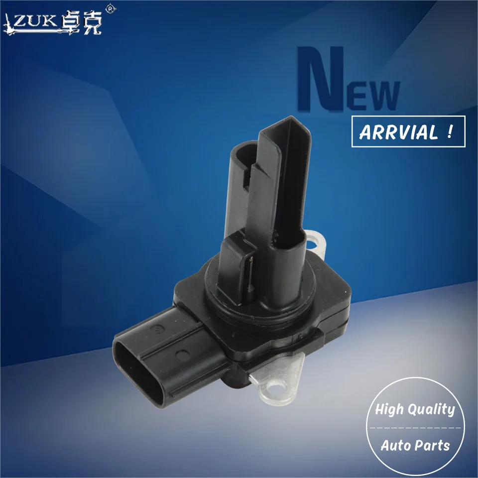 ZUK MAF Mass Air Flow Sensor Meter 22204 28010 2220428010 For Toyota
