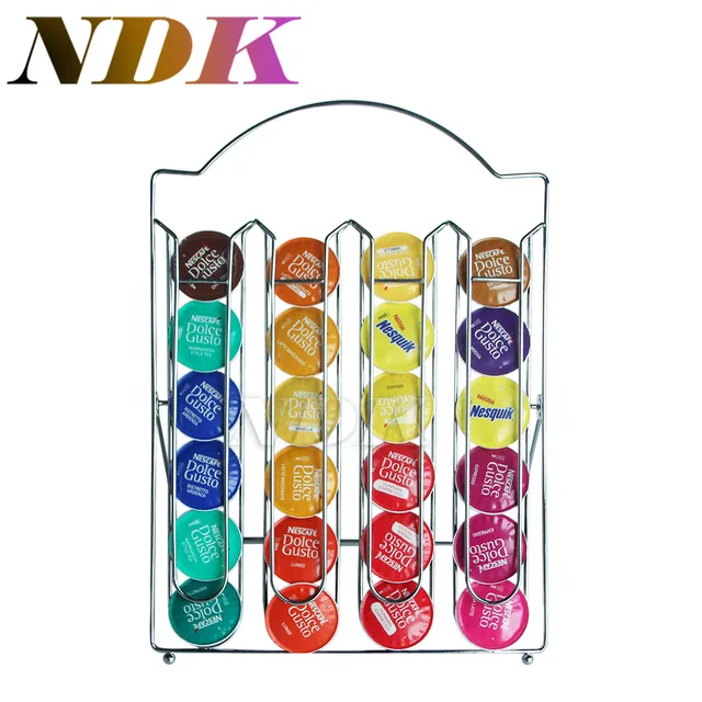 Dolce capsule holder 24 Capsules coffee Storage Stainless Steel
