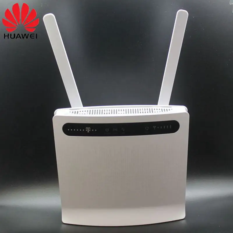 

Unlocked Huawei B593 B593s-12 Plus Antenna 4G LTE 150Mbps CPE Router with Sim CardSlot 4G LTE WiFi Router with 4 Lan Port PKB310