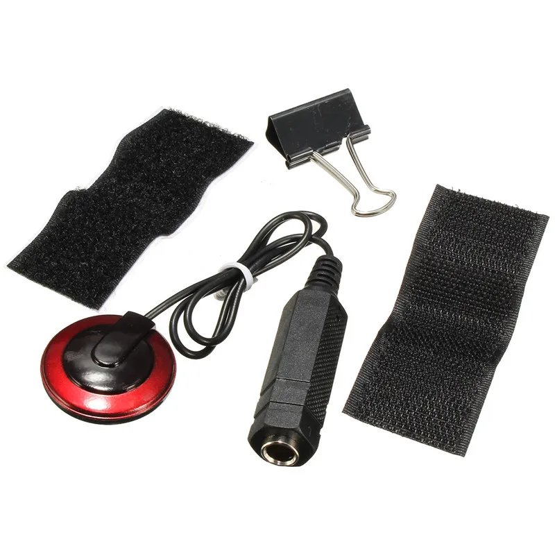 

1/4 inch Jack Piezo Contact Microphone Guitar Pickup with Clamp/80cm Cable For Acoustic Guitar Violin Stringed Instruments Parts
