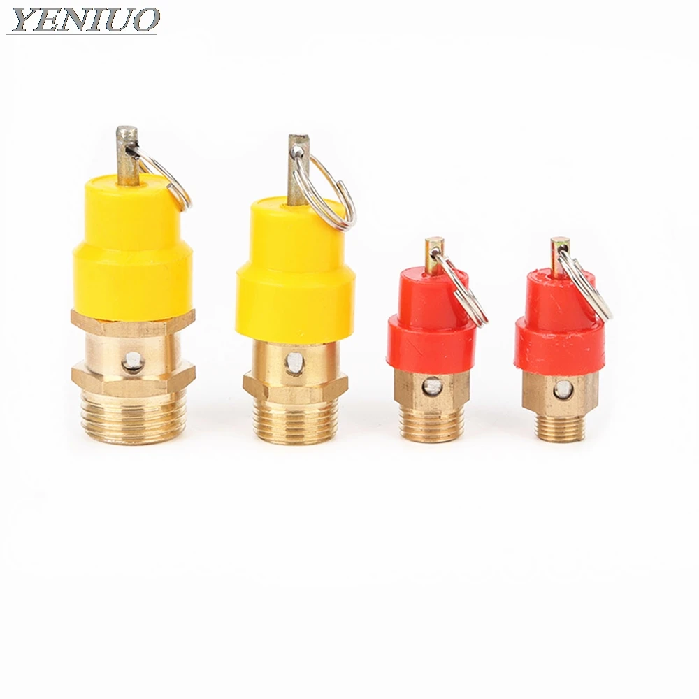 

1/8" 1/4'' 3/8" 1/2" BSP 8kg Air Compressor Safety Relief Valve Pressure Release Regulator For Pressure Piping/Vessels
