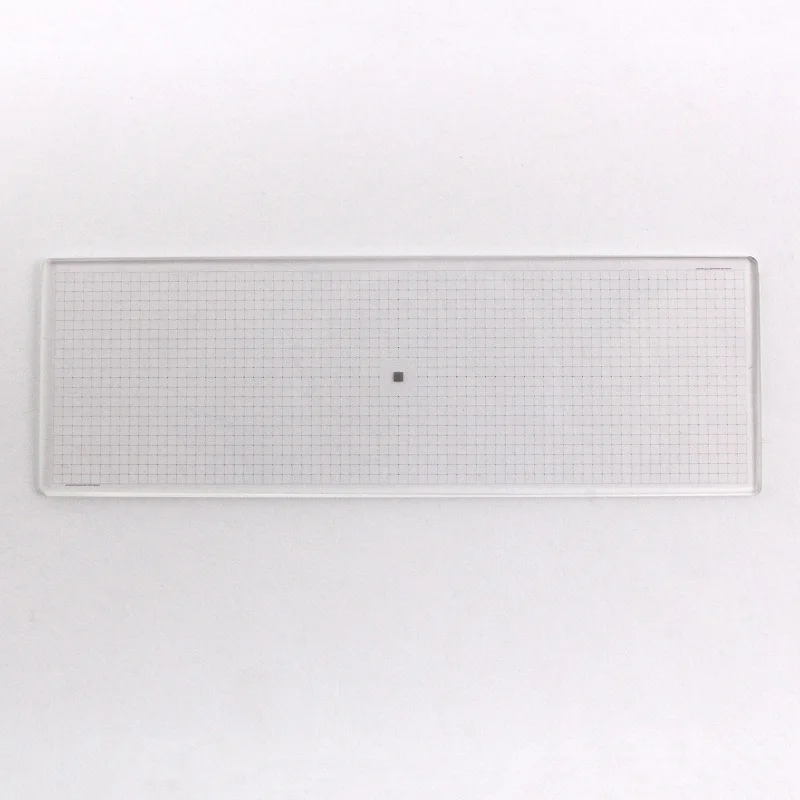 Microscope Stage Micrometer Microscope Glass Slide Calibration Grids Net 1x1 mm 0.01x0.01 mm Millimeter Net