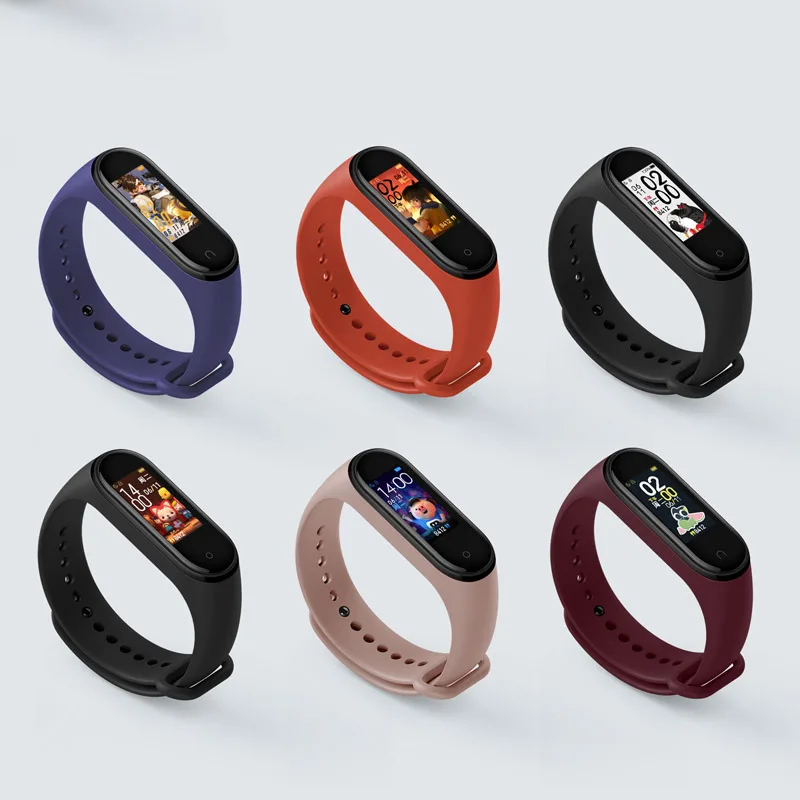 Xiaomi mi Band 4 умный браслет 3 цвета AMOLED экран band Smartband фитнес тренажер Bluetooth спортивный
