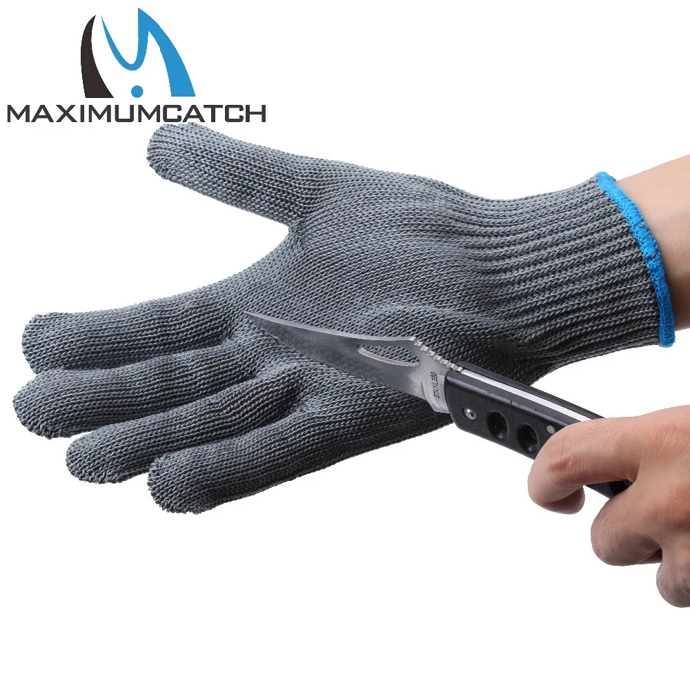 Maximumcatch 2 pieces thread weave cut resistant Fillet knife glove protective fishing fillet