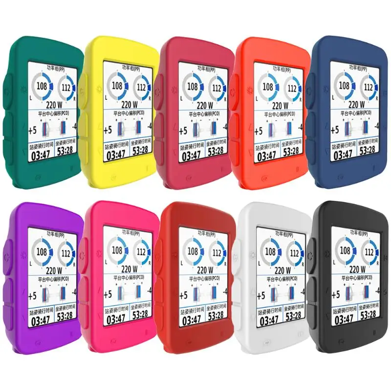  10 Colors Silicone Rubber Protective Smart Watch Case Cover for Garmin Edge 520 GPS Cycling Compute