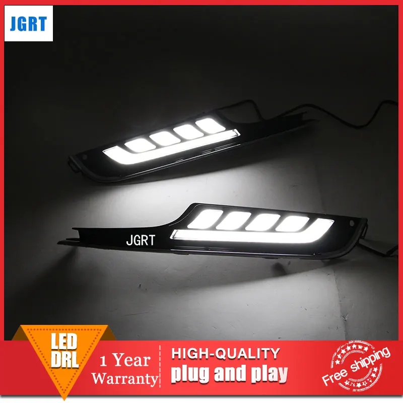 

car styling 2014 For VW Golf 7 LED DRL For Golf 7 led fog lamps daytime running light High brightness guide LED DRL