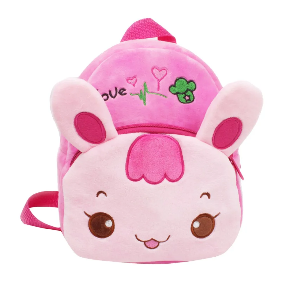 Cute Cartoon Baby Plush Backpack Toy School Bag Mini Animal Shape Plush Backpacks Kids Outdoor Travel Pack Bag Student#K4