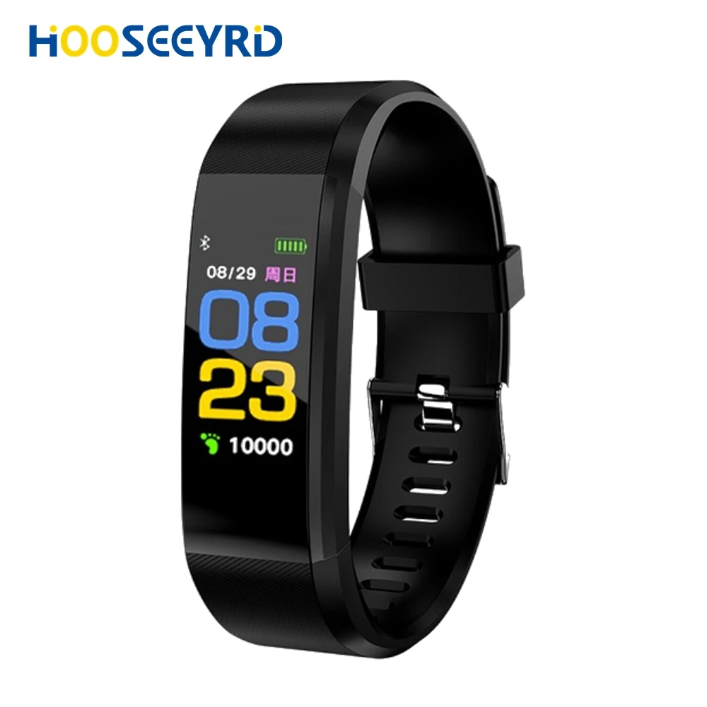HOOSEEYRD умный Браслет монитор сердечного ритма фитнес Bluetooth Шагомер