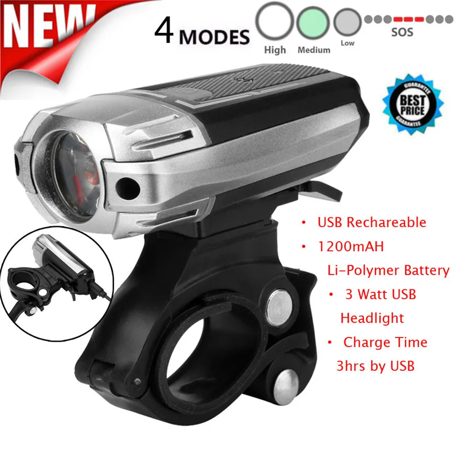 Aliexpress Com Buy Usb Charge Top Set Led Bicycle Light