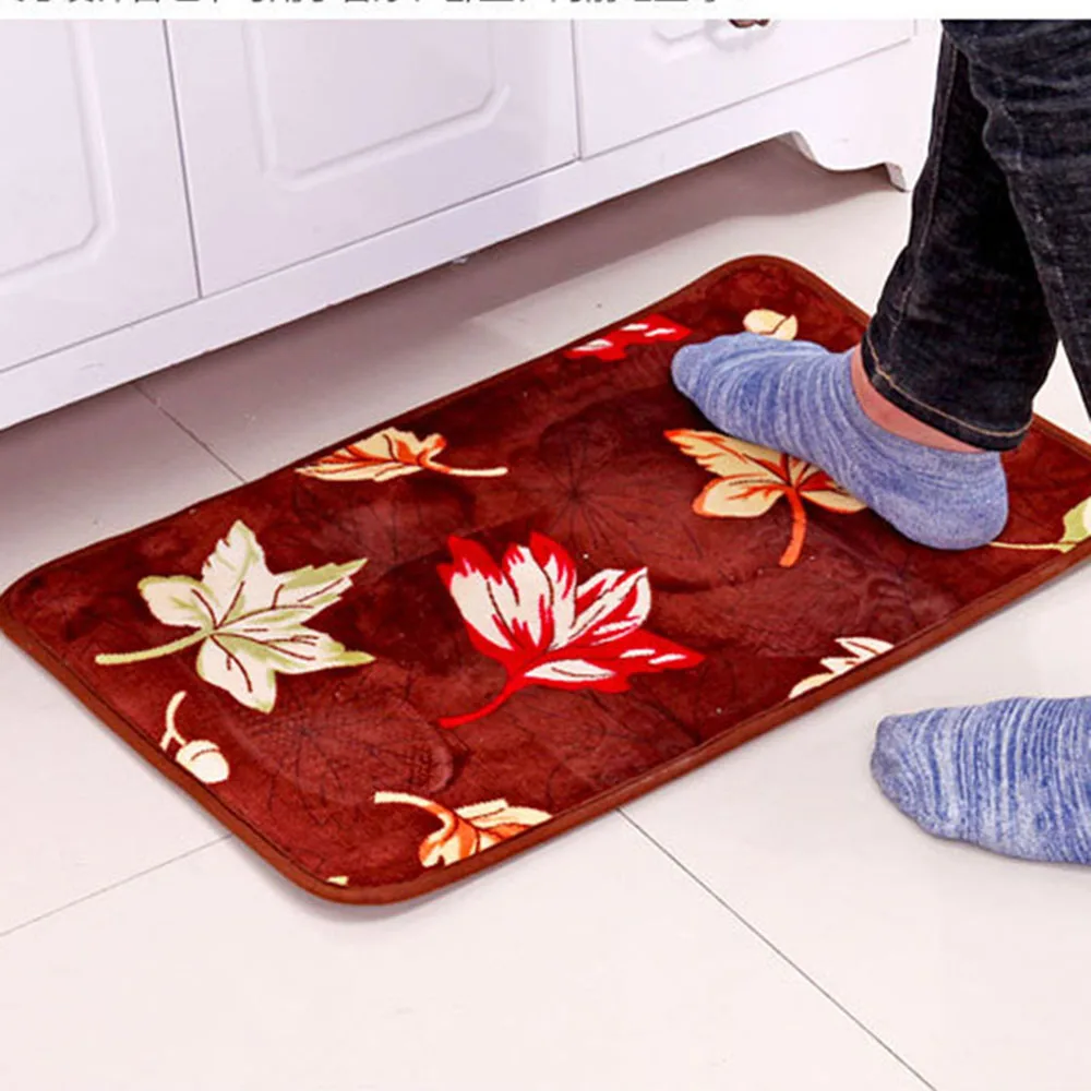 

Coral velvet 3D Absorbent Rugs Heart Flower Floor Carpets Rugs for Bedroom Living Room Kitchen Funny Entrance Mats Home Decor
