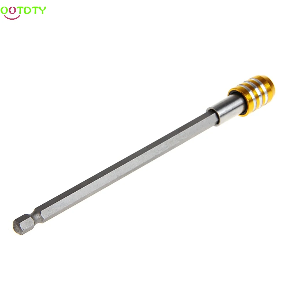 Hot 150mm 1//4/" Magnetic Hex Shank Quick Release Drill Bit Screwdriver Holder