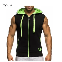 Sommer stil hoodies männer 2016 fashion hoodies & sweatshirts fitness bodybuilding tank top sudaderas hombre casual mantel jacke