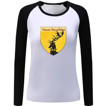 

Bucks Game of Thrones House Baratheon of Storm's End Ours is the Fury Womens Ladies Printing T shirt Graphic Tee Shirt Tshirts