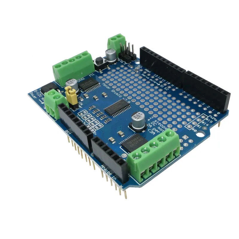 

official IIC I2C TB6612 Mosfet Stepper Motor PCA9685 PWM Servo Driver Shield V2 For Arduino Robot PWM Uno Mega R3 Replace L293D