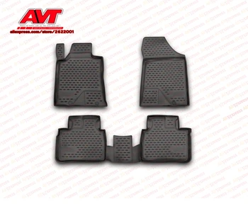 

Floor mats for Nissan Teana III 2014- 4 pcs rubber rugs non slip rubber interior car styling accessories