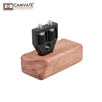 camvate dslr עץ ידית CAMVATE DSLR עץ עץ ידית אחיזה הר תמיכה DV וידאו קייג Rig C1242 אביזרים הצילום במצלמה (5)