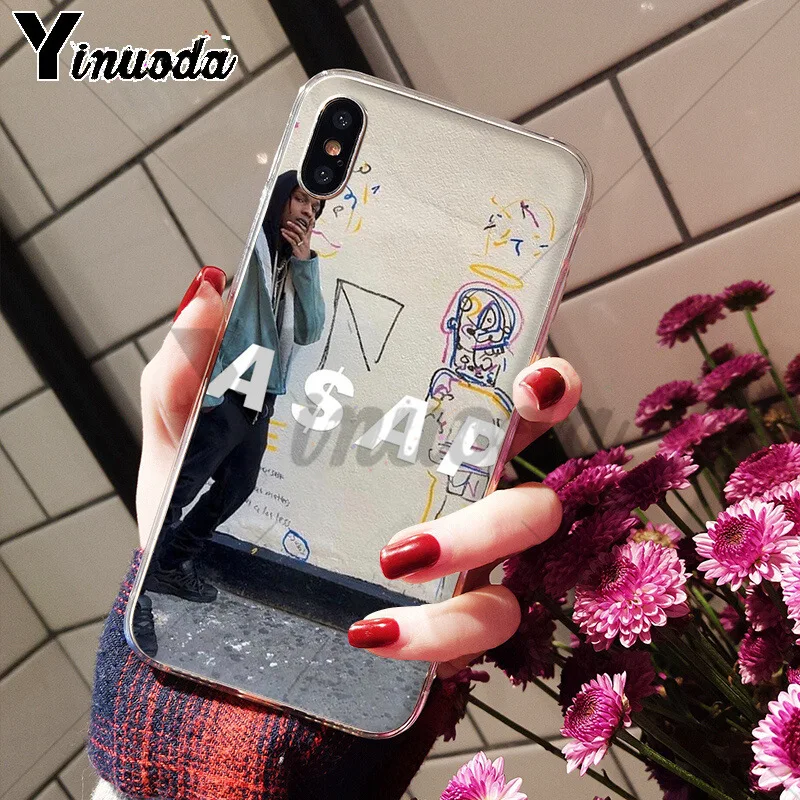 Yinuoda A$ AP Asap Rocky Lord Flacko простые мягкие термополиуретановые чехлы Модные Цветные чехлы для телефонов для iPhone 8 7 6 6S Plus X XS max 5 5S SE XR