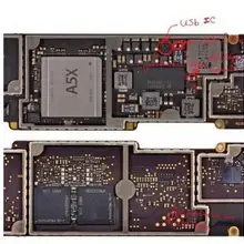 50 компл./лот = 200 шт usb зарядное устройство Зарядка IC диодный фильтр конденсатор для iPad 3 USB не обнаруживает или фальшивая зарядка решение ремонтный комплект