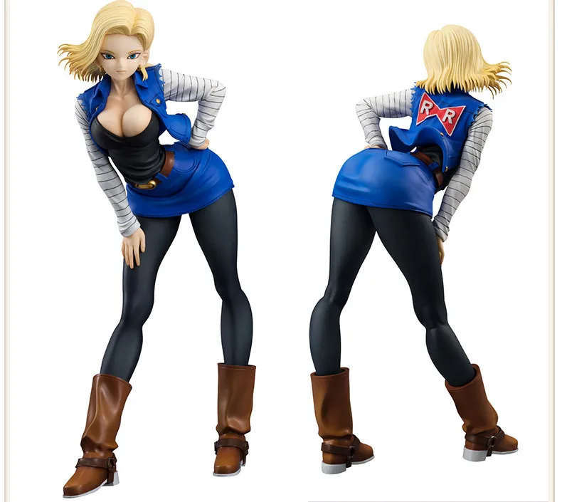 Dragon Ball рисунок Dragonball Z Супер Saiyan 2 Рисунок Android 18 лазурь MH DGB DBZ действие figuras| |