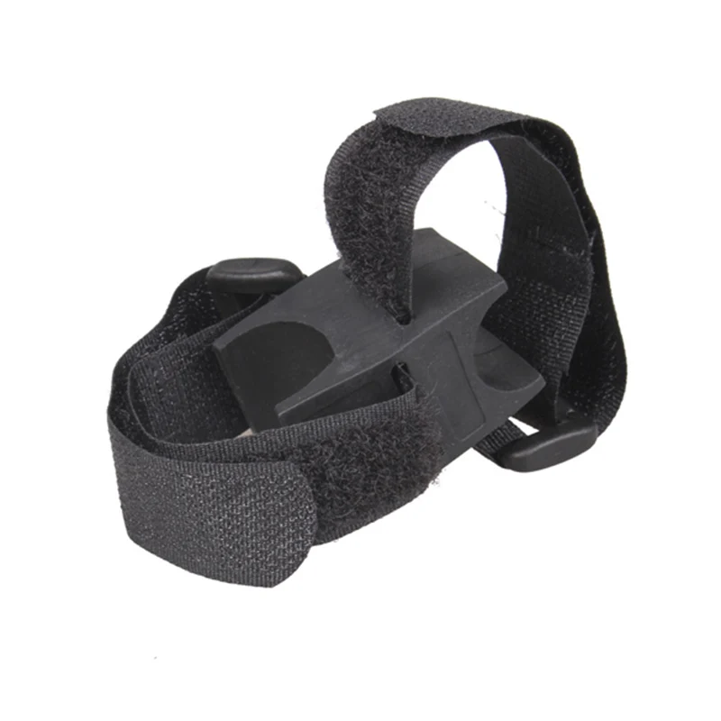 

Newly Bicycle Flashlight Clip Holder Torch Light Mount Base with Adhesive Strap FMS19