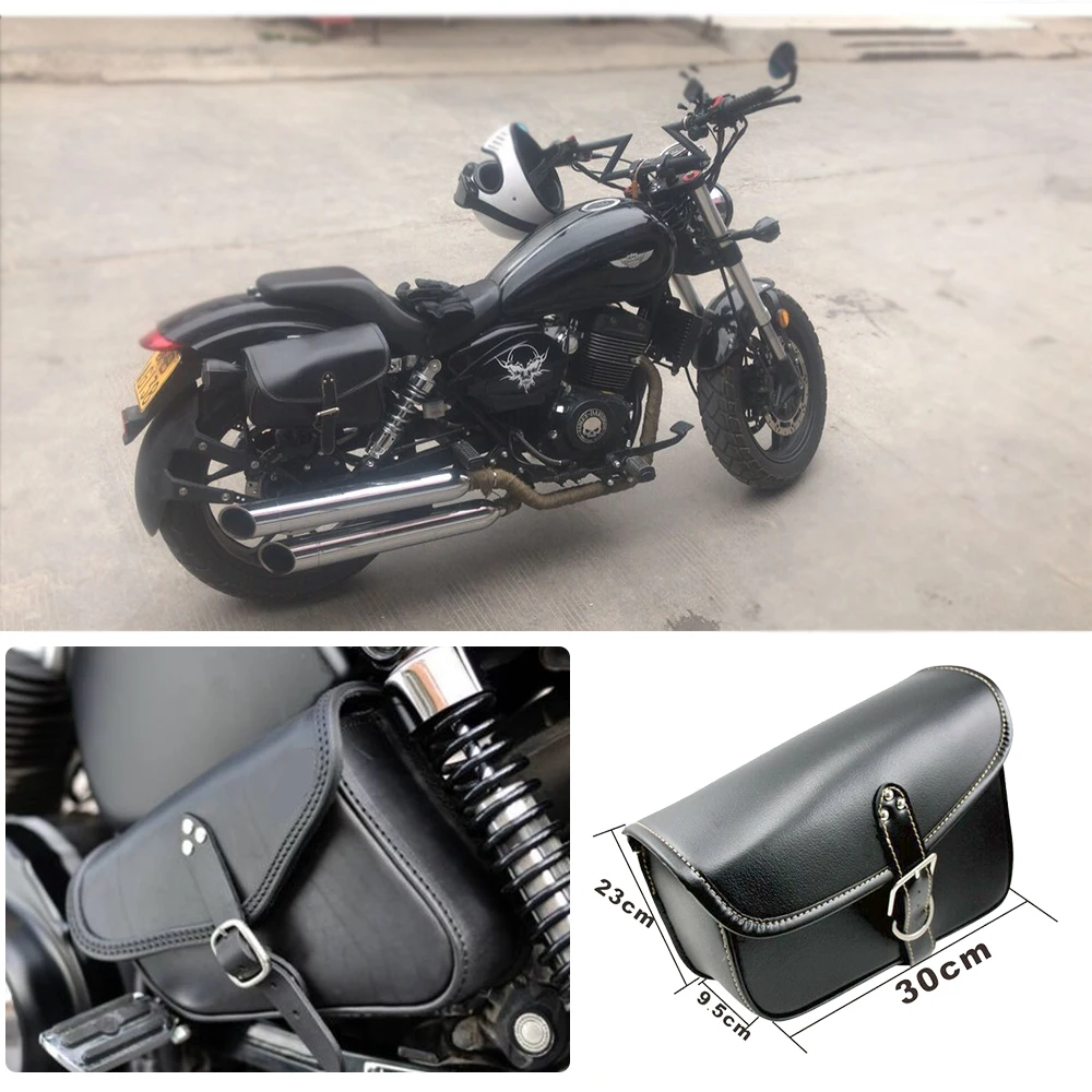 langsom Fighter Glatte Motorcycle saddle bag left and right motorcycle accessories triangle bag  For Harley Davidson iron XL 883 1200 Sportster - AliExpress Automobiles &  Motorcycles