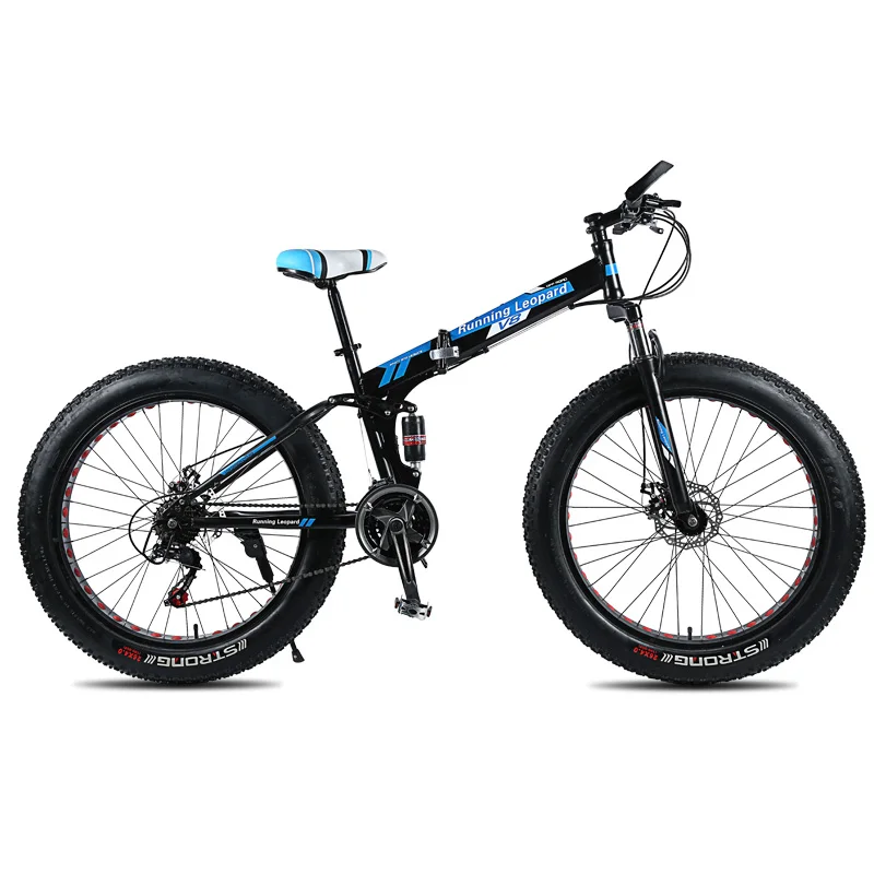 Perfect High quality 26 inch 21 speed folding fatbike 26*40 fat tire road bike snow bike fat bike free shipping in Russia Cycling Road 0