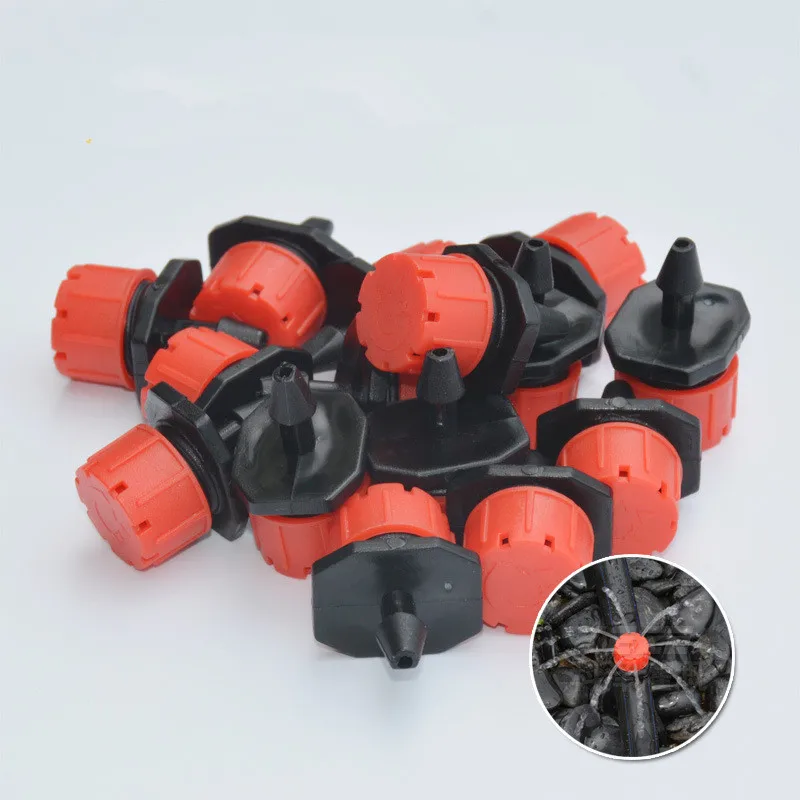 

10pcs/set Sprinkler Garden Irrigation Micro Flow Dripper Drip Head Irrigation Sprinklers Adjustable Water Dripper Head