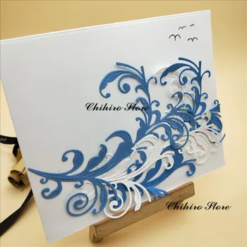 

3D wave dies stencil Metal Cutting Dies new Paper Card Decorative Craft Dies Embossing Die Cuts New 2019