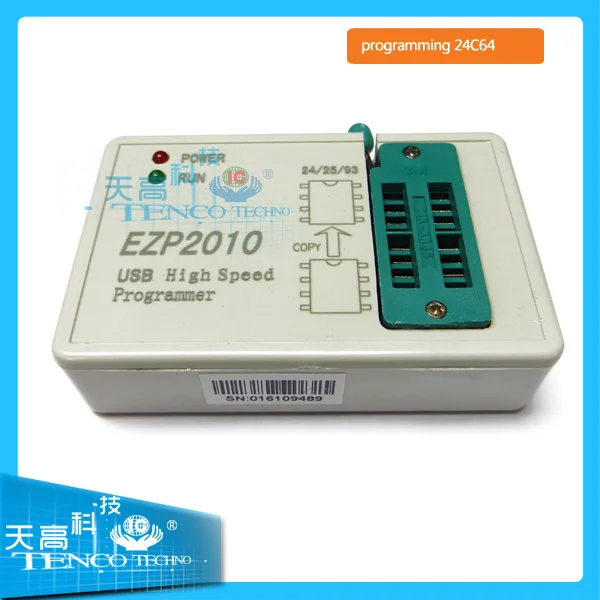 Free Shipping EZP2010 high-speed USB SPI Programmer support24 25 93 EEPROM flash bios chip | Электронные компоненты и