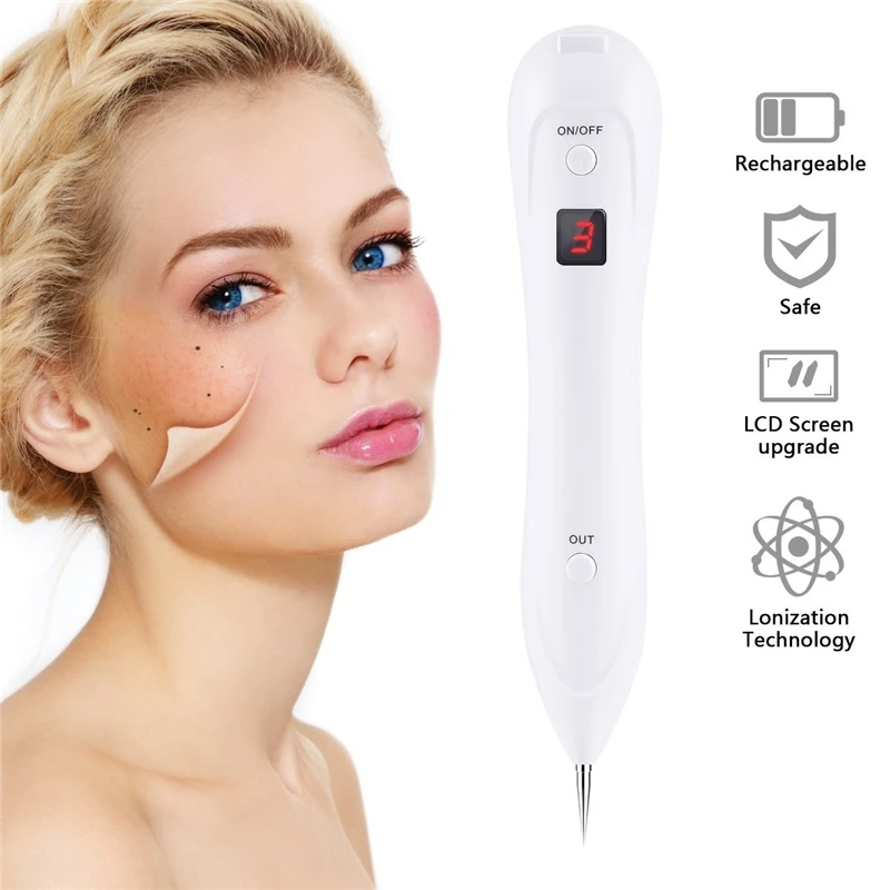 

New Led Dark Spot Remover Laser Plasma Pen Mole Tattoo Removal Machine Facial Freckle Tag Wart Removal Beauty Care Device