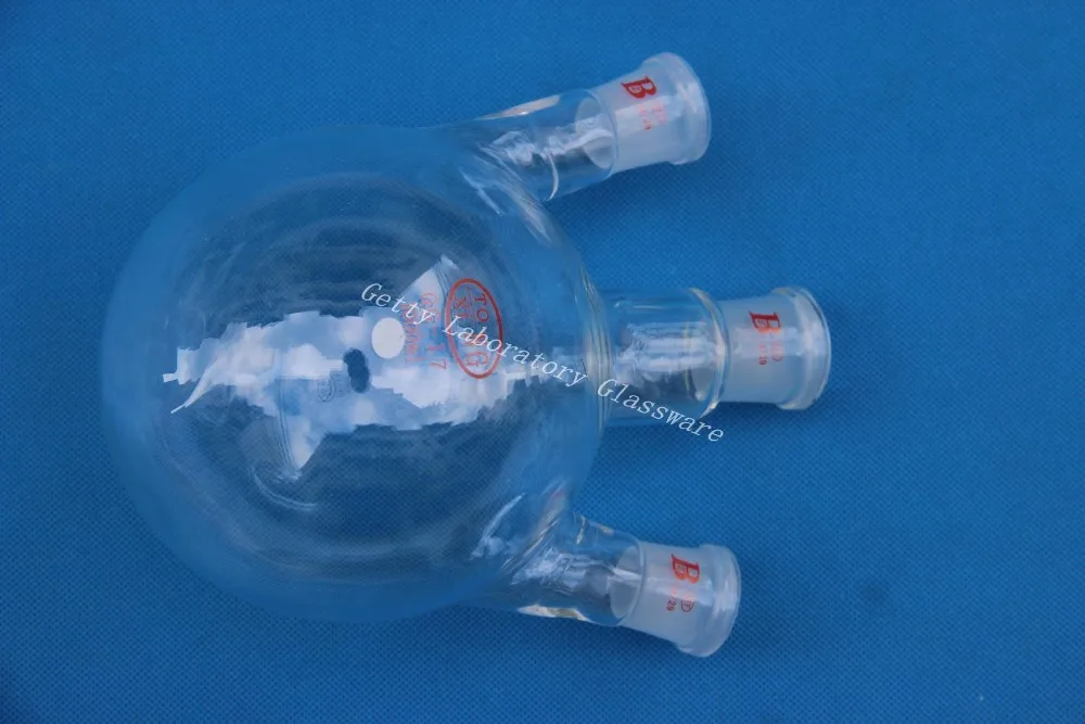 Balão de Fundo Instrumentos de Química Três-neck Redondo 24 - 29 Parede Pesada Joint 1000 ml 1l 3-neck 3 fundo Redondo, 24 29, parede pesada Joint (instrumentos de química)