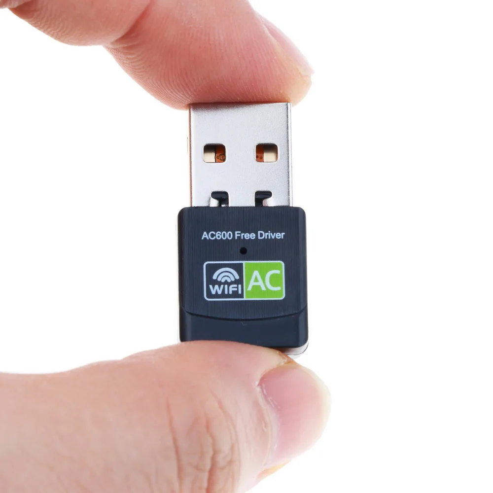 Бесплатный драйвер беспроводной USB Wifi адаптер 600 Мбит/с 2 4G/5G Двухдиапазонная Wi Fi