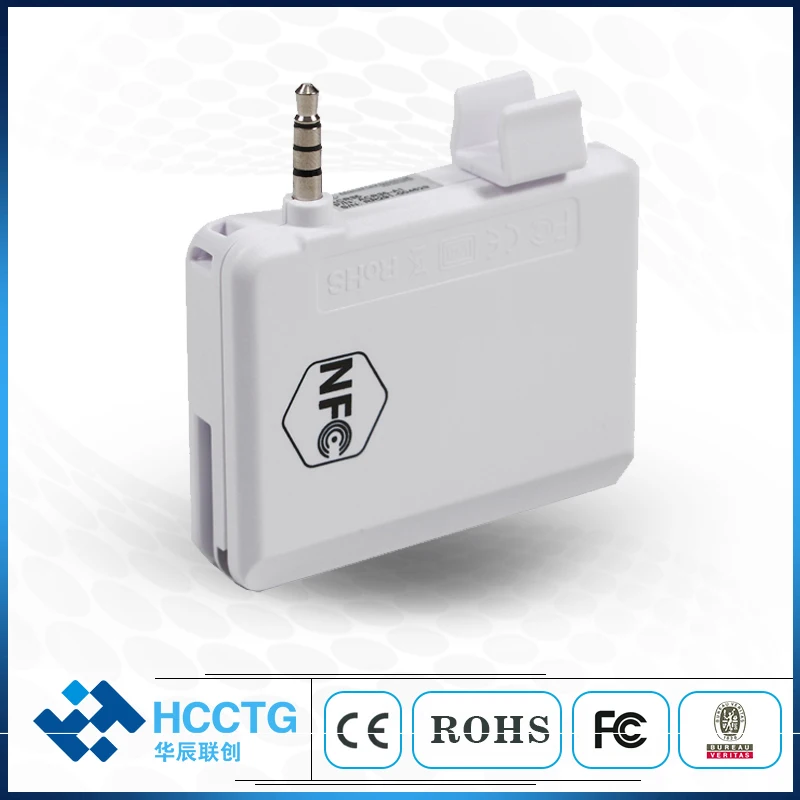 NFC de Jack de Audio de lector de tarjeta Magnética/teléfono móvil lector de tarjeta de crédito con SDK libre - 6
