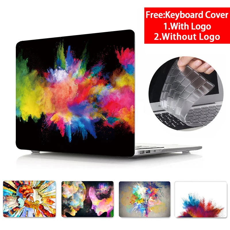 

For Macbook Pro 13 A1708 A1502 2018 Case Matte Fashion For Macbook Air Pro Retina 11 12 13 15 Case Coque 13.3 15.4 inch Cover
