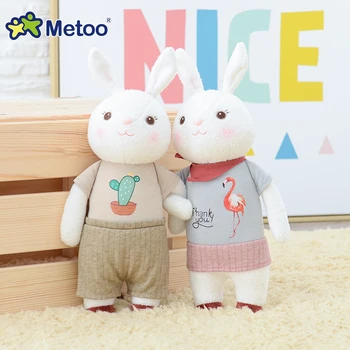 

34cm Kawaii Plush Sweet Cute Lovely Stuffed Baby Kids Toys for Girls Birthday Christmas Gift Tiramitu Rabbits Mini Metoo Doll 40