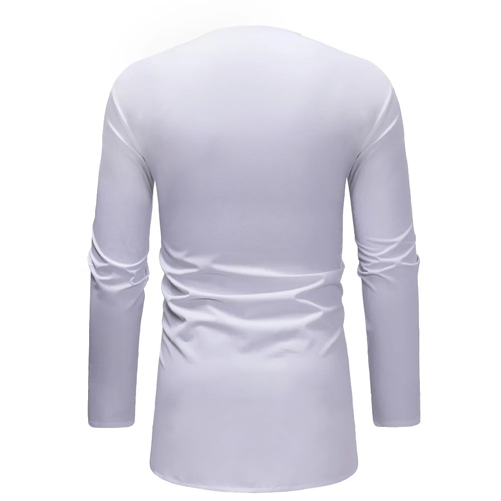 Longline Black T Shirt Men 2018 Hipster African style Dashiki Mens T-shirts Casual Slim Long Sleeve Streetwear Hip Hop Tshirts (5)
