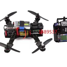 Карбоновый мини Квадрокоптер QAV250 C250 рама двигателя 12A Esc CC3D управление полетом flysky i6 управление Лер передатчик