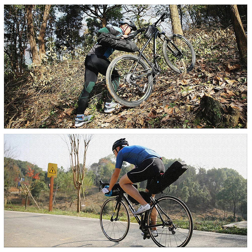 Discount Roswheel 10 LWaterproof Cycling Bicycle Bike Saddle Bag Seat Tail Rear Pack MTB Storage Pouch Carrier ATTACK Series 131372 5