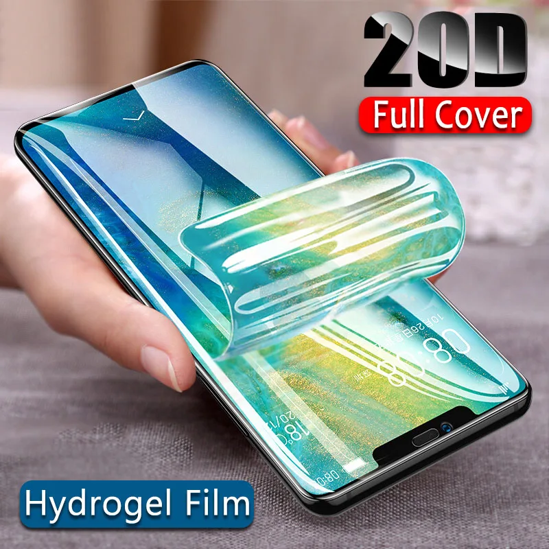 

20D Hydrogel Protective Film For Huawei P20 P10 Pro Mate 20 10 Lite Screen Protector Film For P Smart 2019 Nova 3 3i Not Glass