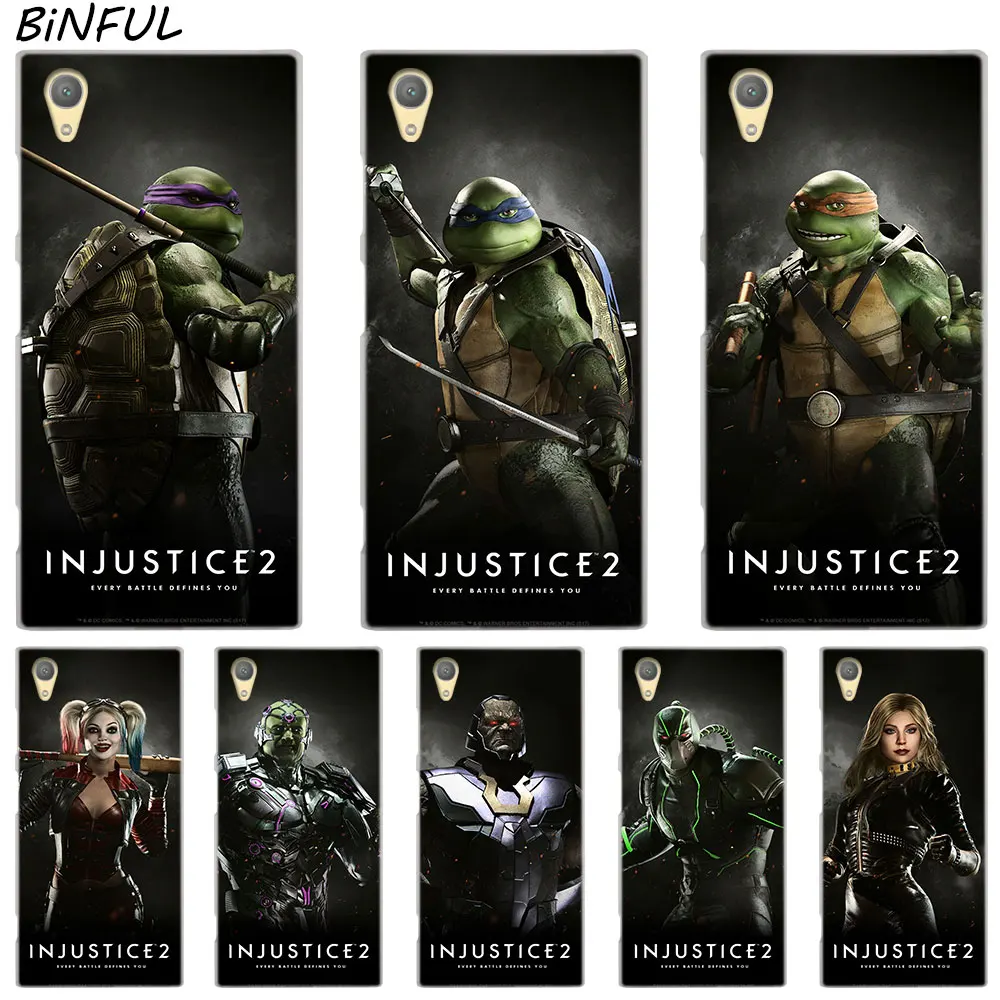 Прозрачный чехол Injustice 2 для Sony Xperia Z3 Z5 Premium M4 Aqua M5 X XA XA1 C4 C5 E4 E5 XZ XZ2 Compact Plus | Мобильные