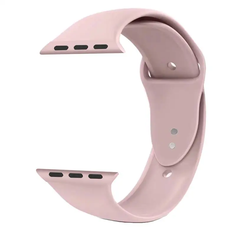 Joyozy Sports soft silicone interchangeable apple watch band 42mm 38mm 40mm 44mm for iWatch series 5/4/3/2/1 apple watch band