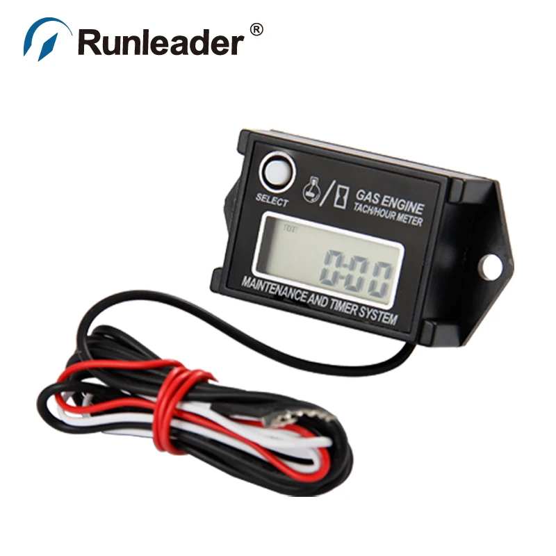 Buy Waterproof Digital inductive RPM meter hour meter