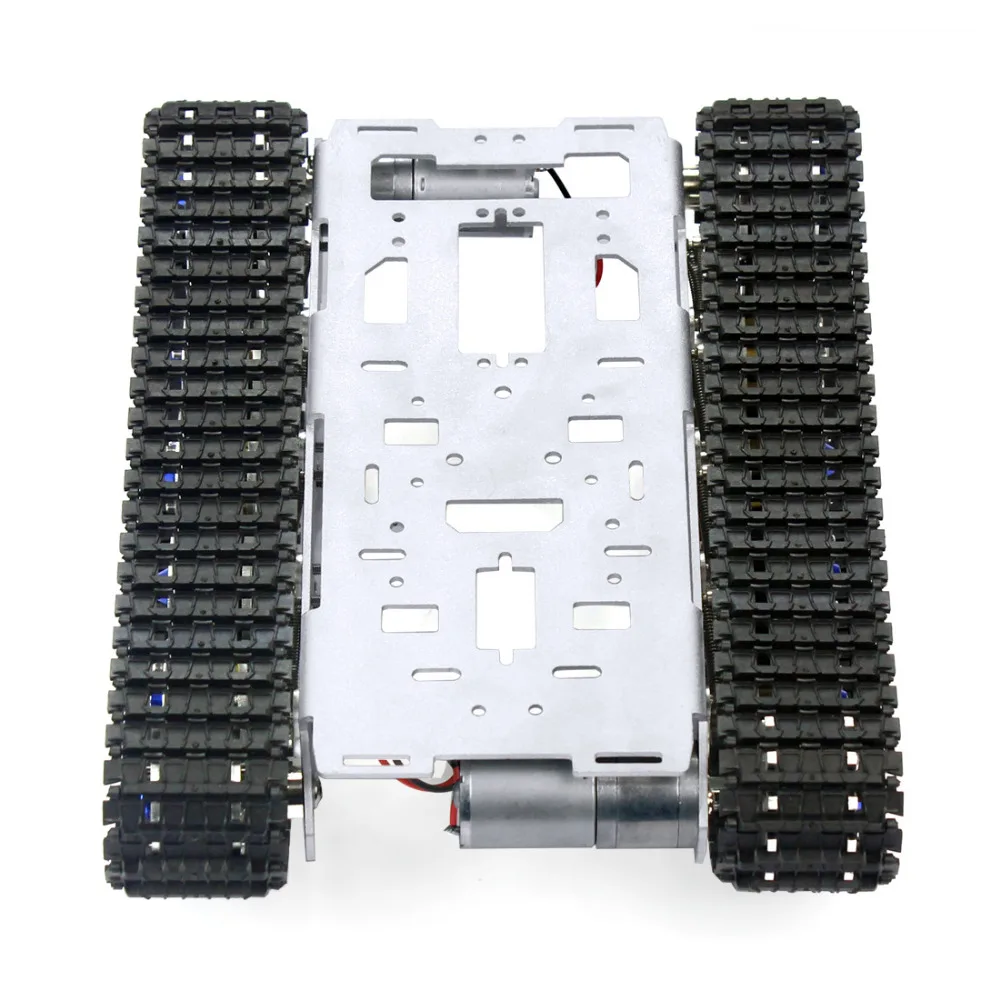Демпфирующий баланс металлический Танк робот шасси алюминиевый сплав Платформа Высокая мощность пружина DIY Гусеничный